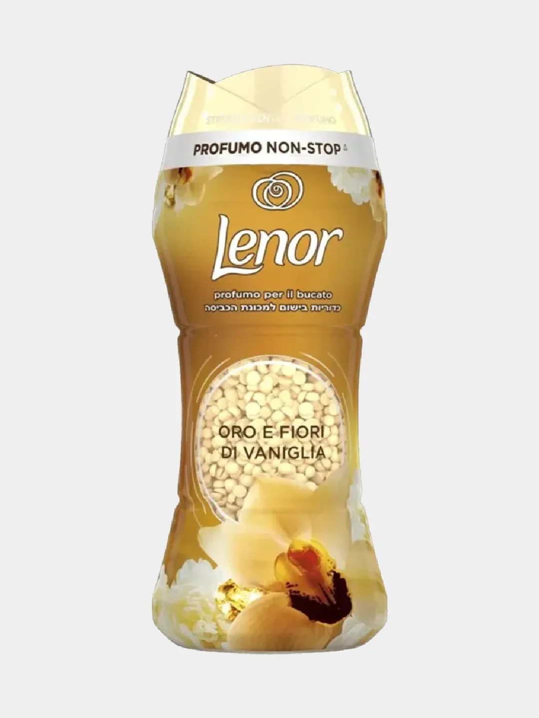 Золотой кондиционер для белья в гранулах 210 г, LENOR Алый жасмин, Пробуждение, Золото ванили