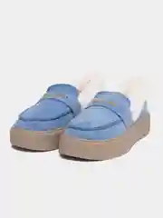 Лазурный угги женские, на платформе, осенние зимние