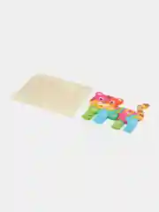 Белый деревянные пазлы для детей объемные, развивающие игрушки, 3D головоломки в форме животных