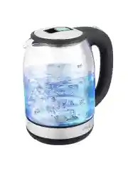 Бирюзовый чайник электрический стеклянный LUMME LU-4104 / 1800W/ 2,0л/ светлая яшма
