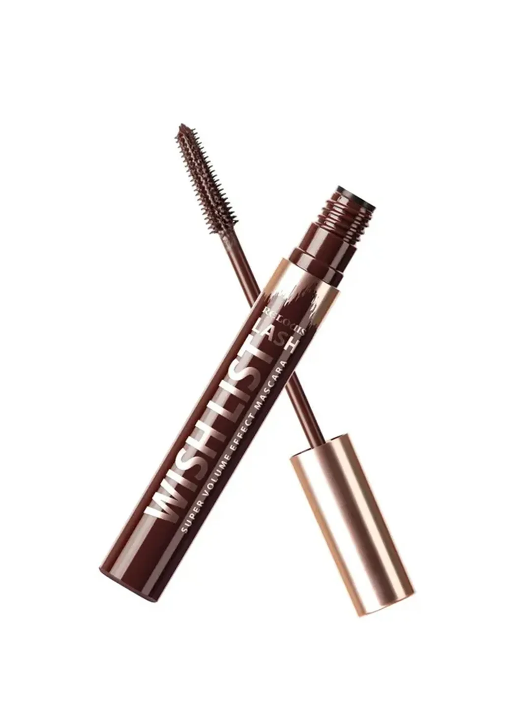 Тушь для ресниц с эффектом суперобьема Relouis Lash Wish List, коричневая, 10 г