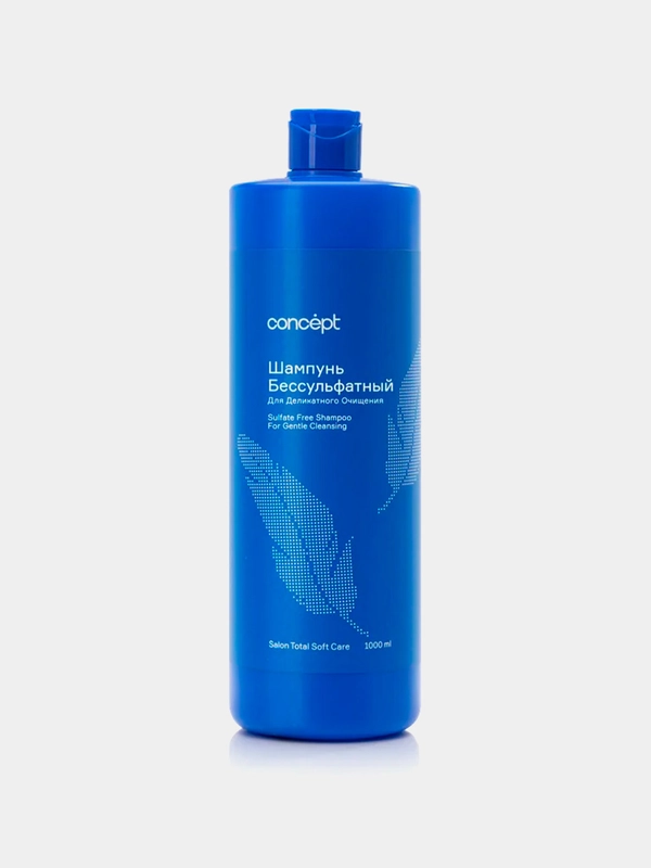 Шампунь бессульфатный д/деликатного очищения поврежденных волос SOFT CARE, 1000 мл, , шт