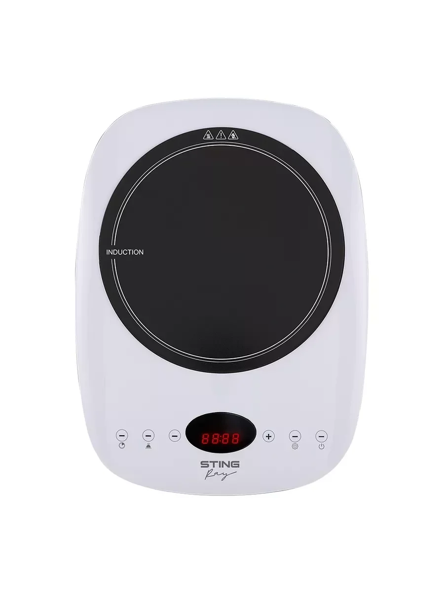 Белый электрическая индукционная безимпульсная плитка STINGRAY ST-HP3501A белый