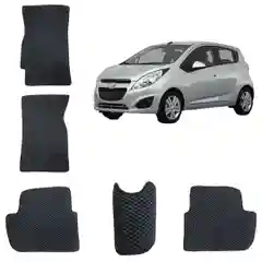 3-D Автомобильные EVA коврики для CHEVROLET SPARK 3/RAVON R2/Шевроле Спарк 3/Равон Р2