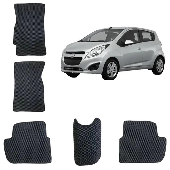 3-D Автомобильные EVA коврики для CHEVROLET SPARK 3/RAVON R2/Шевроле Спарк 3/Равон Р2