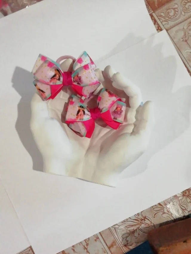 Бантики из репсовой ленты , 2 штук