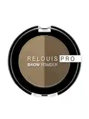 Тени для бровей RELOUIS PRO Brow Powder, тон 01, BLONDE, 3 г