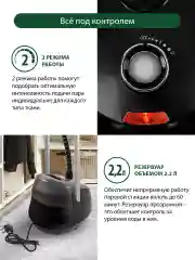 Черный паровая станция MARTA MT-1161 черный жемчуг