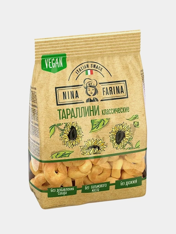 Тараллини классические NINA FARINA, 180 г