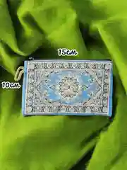 Небесно-голубой кошелек женский, монетница, текстильная