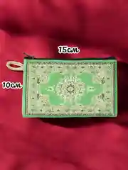 Салатовый кошелек женский, монетница, текстильная