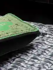 Салатовый кошелек женский, монетница, текстильная