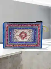 Светло-синий кошелек женский, монетница, текстильная