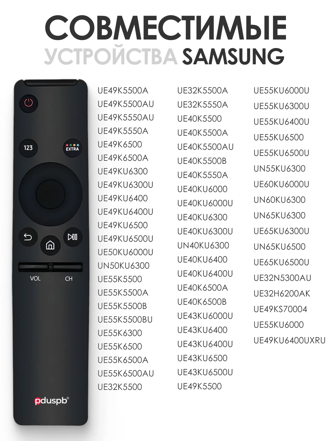 Комплект 2 в 1: Пульт для Samsung BN59-01259B Smart Control + защитный чехол