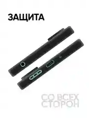 Комплект 2 в 1: Чехол + стекло POCO C65/противоударный защитный силиконовый клип-кейс