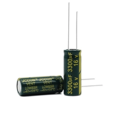 3300мкф 16в Конденсатор электролитический 3300UF 16V 105C 10х25 JCCON