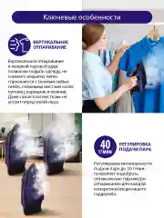 Фиолетовый утюг LUMME LU-IR1133A синий сапфир