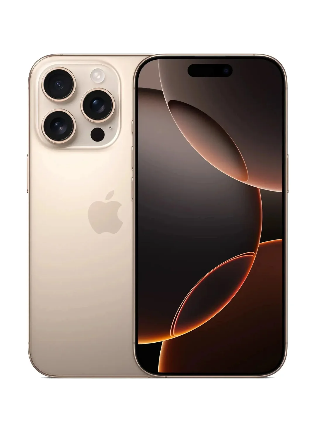 Бежевый смартфон Apple iPhone 16 Pro, 128Gb, 2Sim, 6.3"