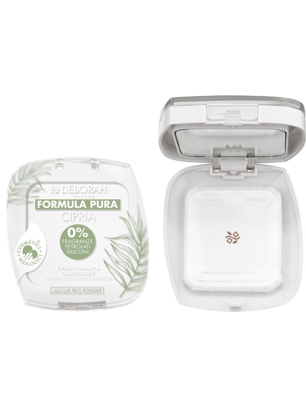 DEBORAH Пудра для лица матирующая FORMULA PURA MATIFYING COMPACT POWDER, тон 04