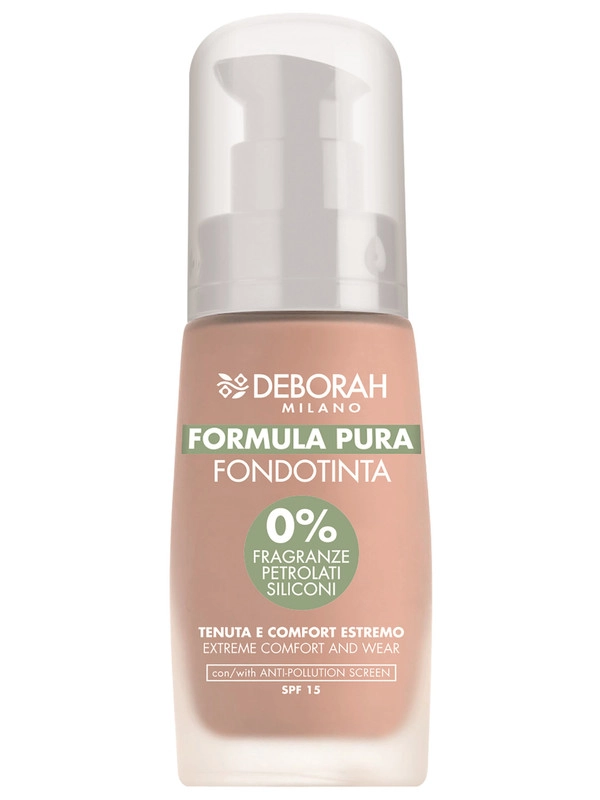 DEBORAH Тональная основа FORMULA PURA FOUNDATION тон 2.1 ванильный