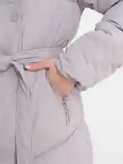 Серебряный пальто осень-зима