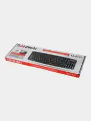 Клавиатура проводная SONNEN KB-8137, USB, 104 клавиши+9 доп,мультимедийная,черная, 512652