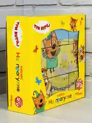 Кубики Три кота Карамелька Коржик Компот 9 штук Игра