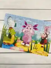 Пазл картонный Лунтик 260 Мозаика Игра Мила Кузя Мультгерои