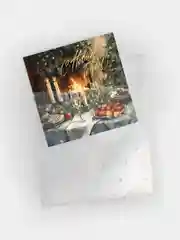 Новогодняя открытка 8х8см