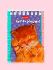 Красный блокнот/скетчбук/ежедневник/записная книжка/смешбук/кешбук с котиками, котоблокнот