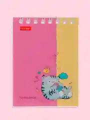 Лавандовый блокнот/скетчбук/ежедневник/записная книжка/смешбук/кешбук с котиками, котоблокнот