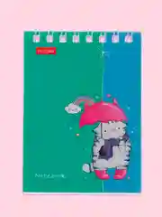 Лазурный блокнот/скетчбук/ежедневник/записная книжка/смешбук/кешбук с котиками, котоблокнот