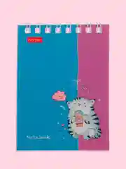 Лазурный блокнот/скетчбук/ежедневник/записная книжка/смешбук/кешбук с котиками, котоблокнот