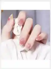 Накладные ногти с дизайном форма Квадрат