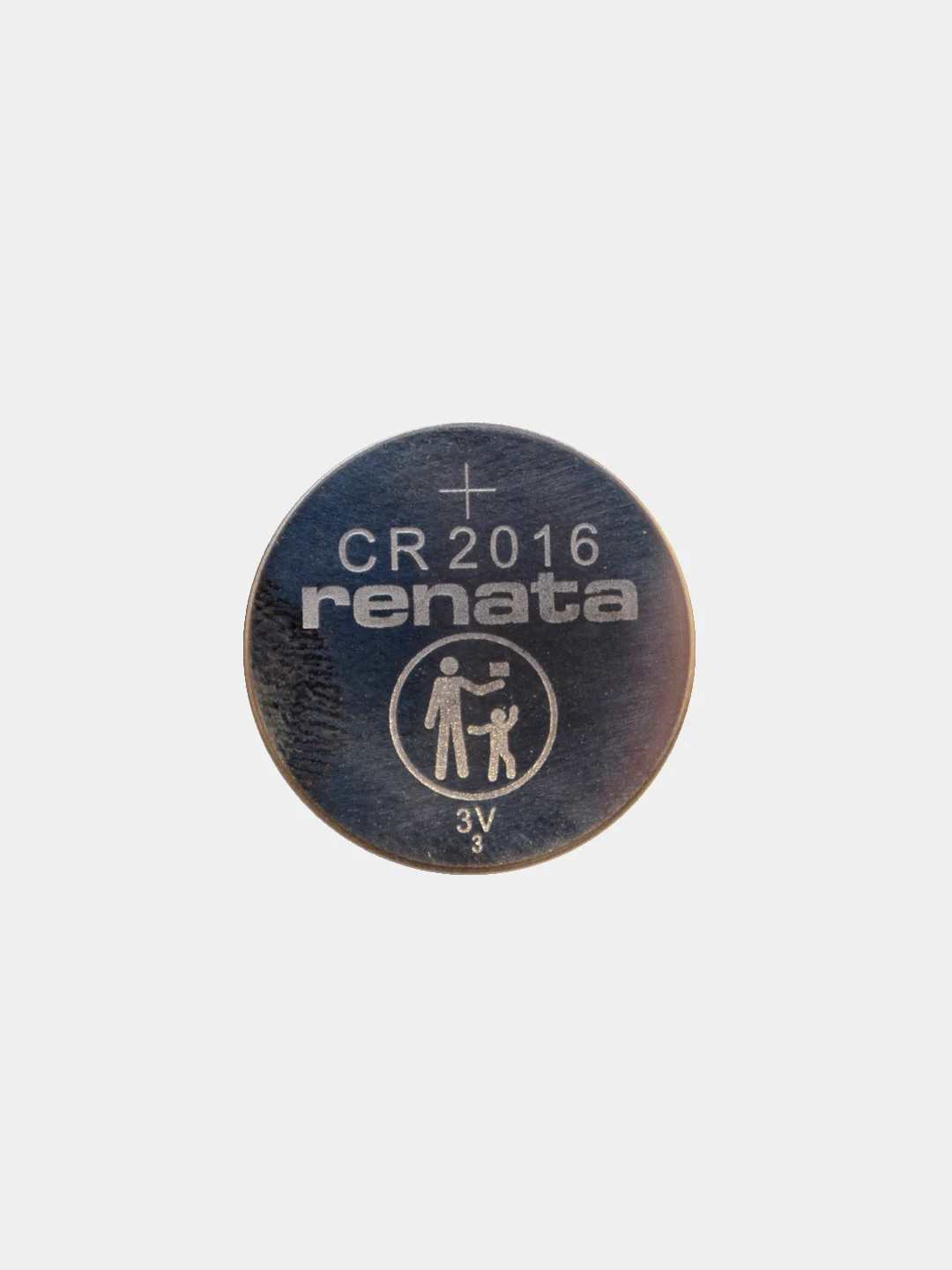 Батарейка Renata CR2016 (CR/BR2016), 3V, 80 mAh, Китай, 1 штука в блистере