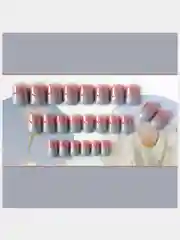 Накладные ногти с дизайном форма Квадрат