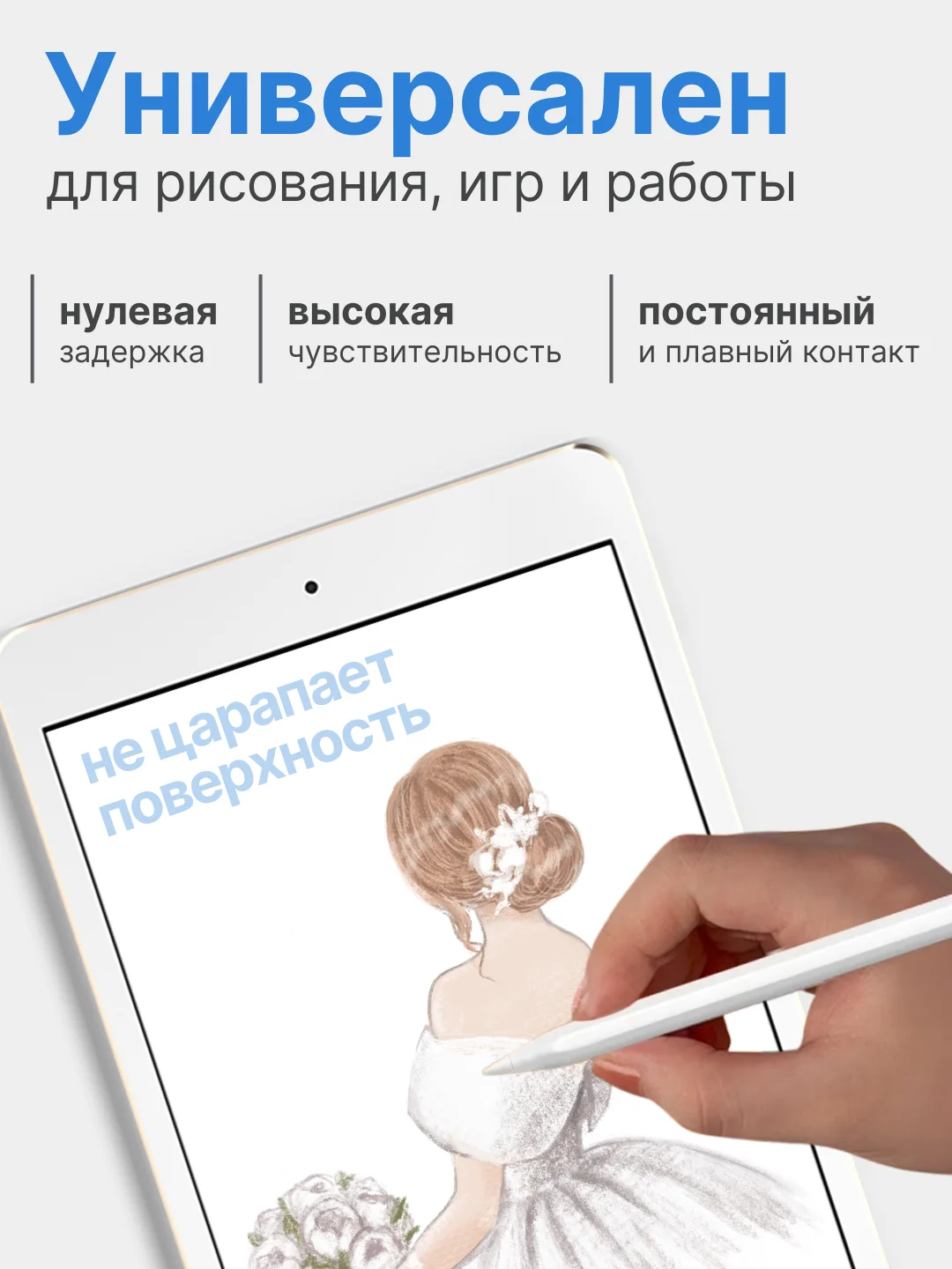 Стилус для планшета Ipad / Android Стилус для планшета 2-Generation