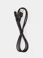 USB кабель BOROFONE BX16 USB, 2.4А, 1 м черный, зарядка, передача данных, прочный, для Айфон