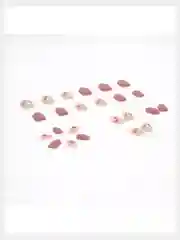 Накладные ногти короткие с дизайном форма Квадрат