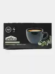Синий меланж набор кружек Unifico Lorenza 360 мл 4 шт