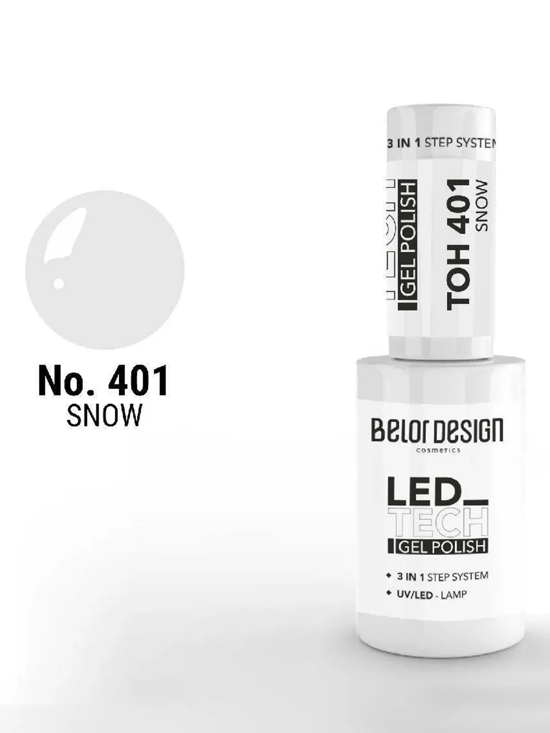 Гель для ногтей Belor Design Led Tech, 6 мл
