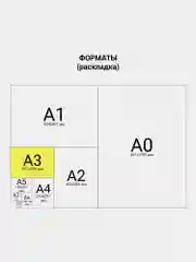 Бумага для акварели А3, 30л., 270 г/м2, BRAUBERG ART CLASSIC, Мандарины, 114402