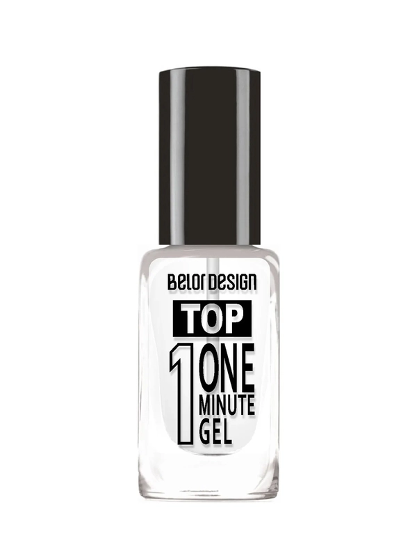 Быстросохнущий закрепитель  Belor Design One minute gel Top, 10 мл