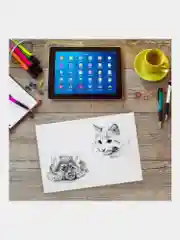 Бумага для рисования и графики А4, 50л., 200 г/м2, ВАТМАН ГОЗНАК, BRAUBERG ART CLASSIC
