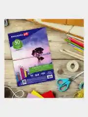 Бумага для рисования и графики А4, 50л., 200 г/м2, ВАТМАН ГОЗНАК, BRAUBERG ART CLASSIC