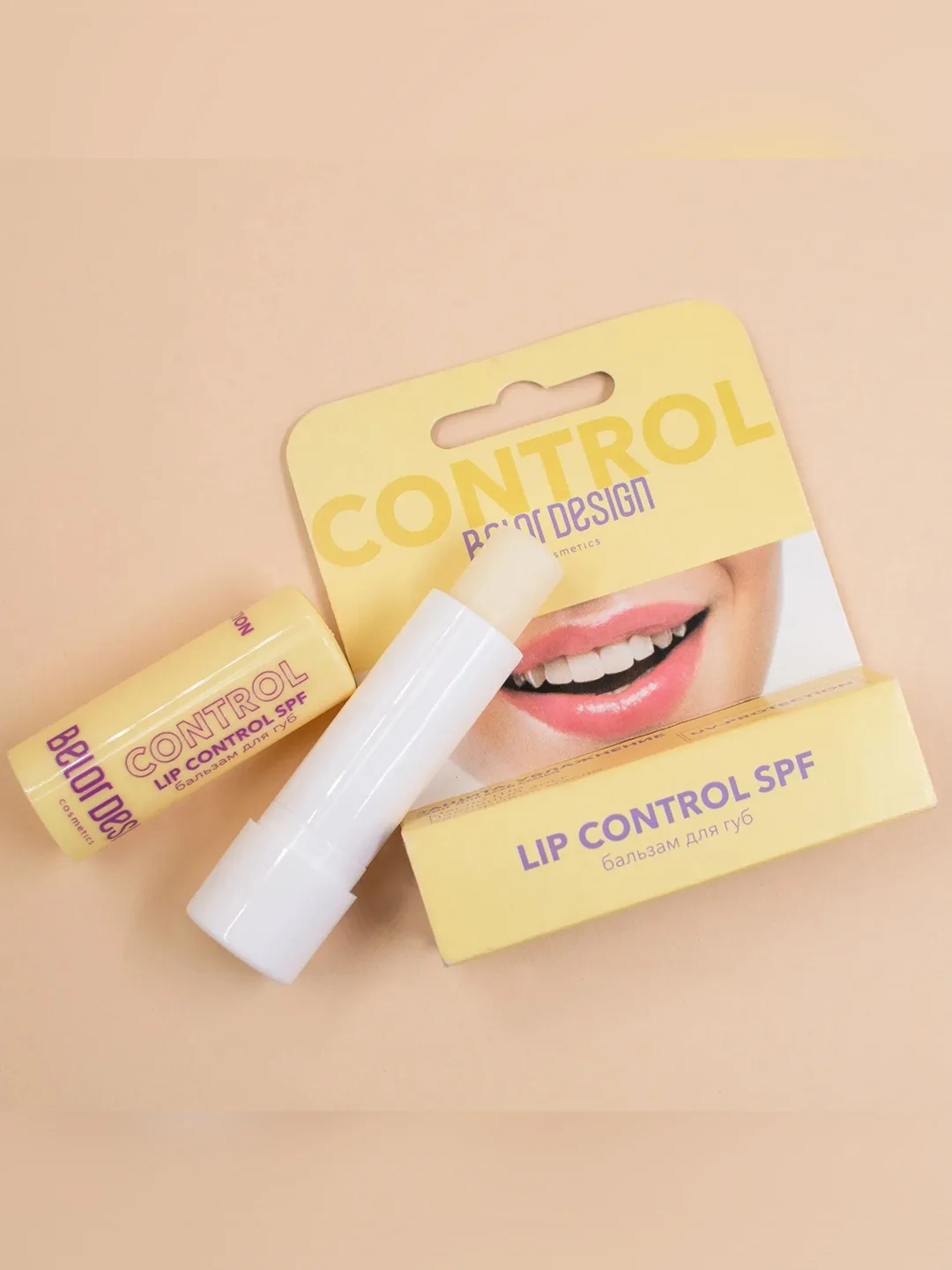 Бальзам для губ Belor Design Lip Control SPF, 4 г