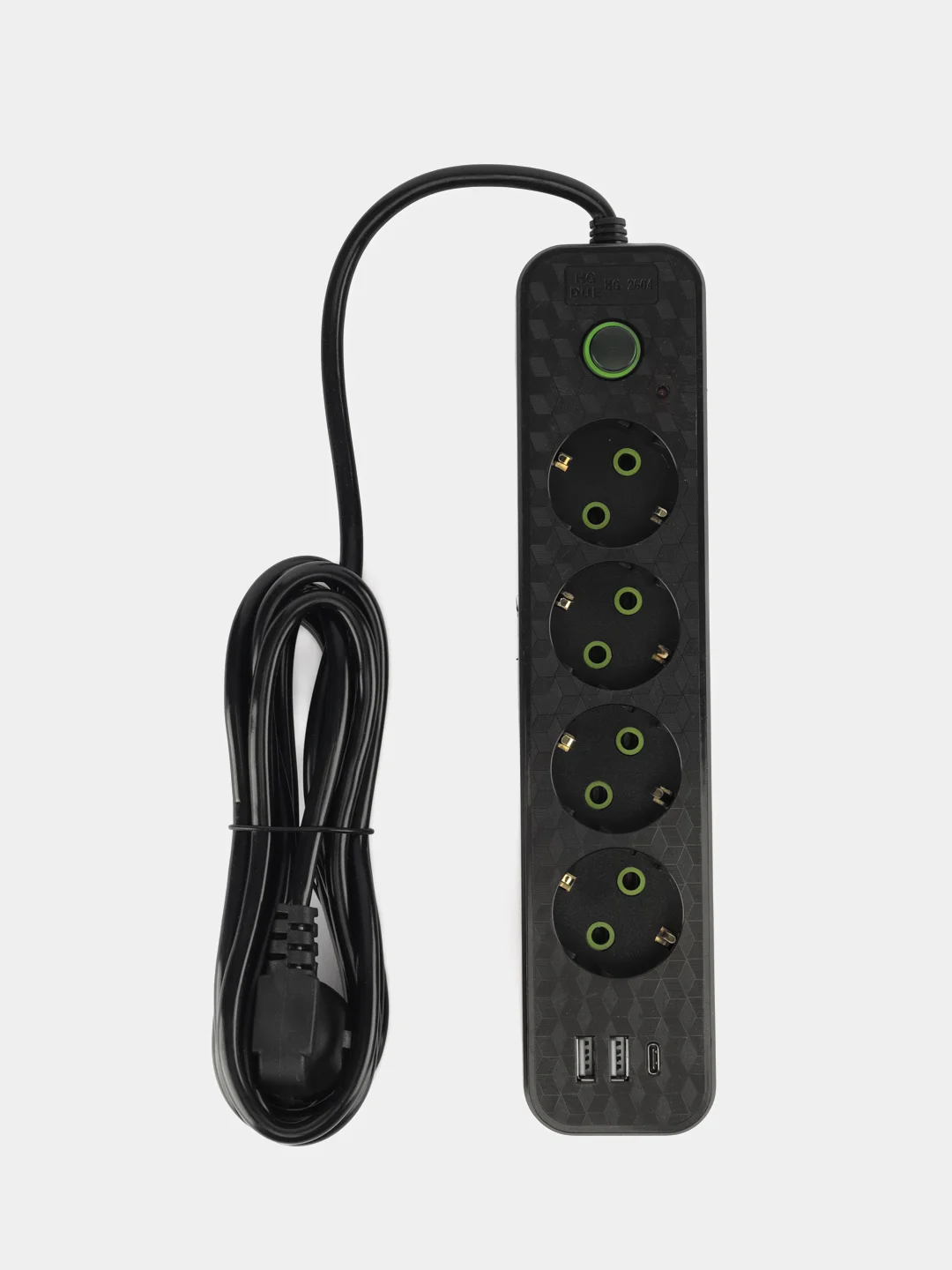 Удлинитель, сетевой фильтр с USB и Type-C