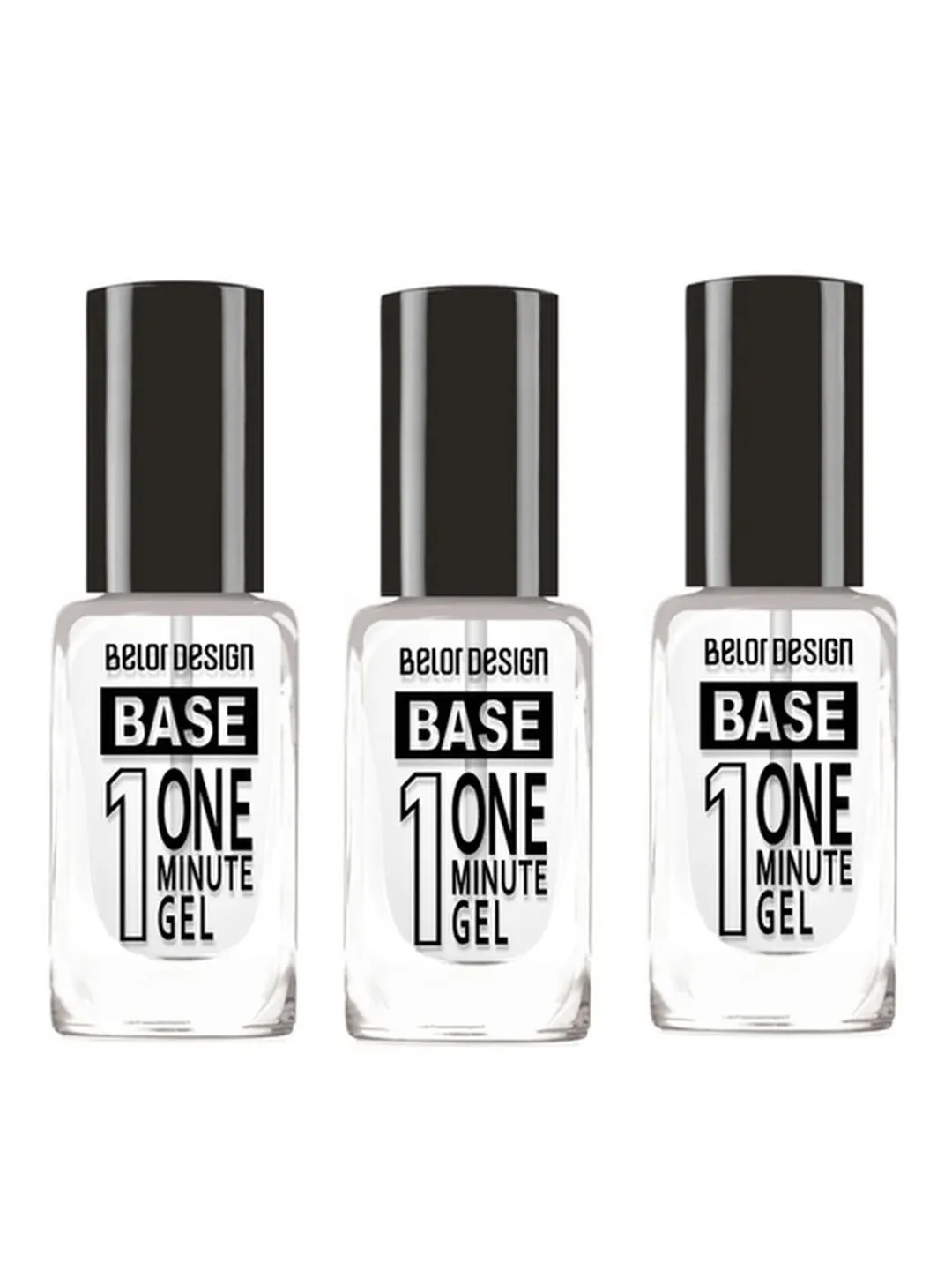 Основа с гель-эффектом Belor Design One minute gel Base, 10 мл