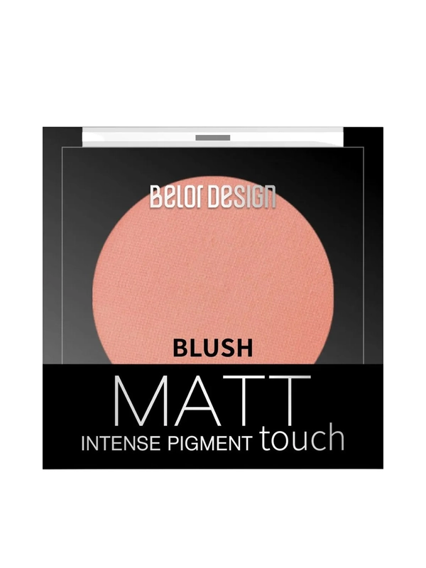 Румяна для лица Belor Design Matt Touch, тон 203, 3.6 г
