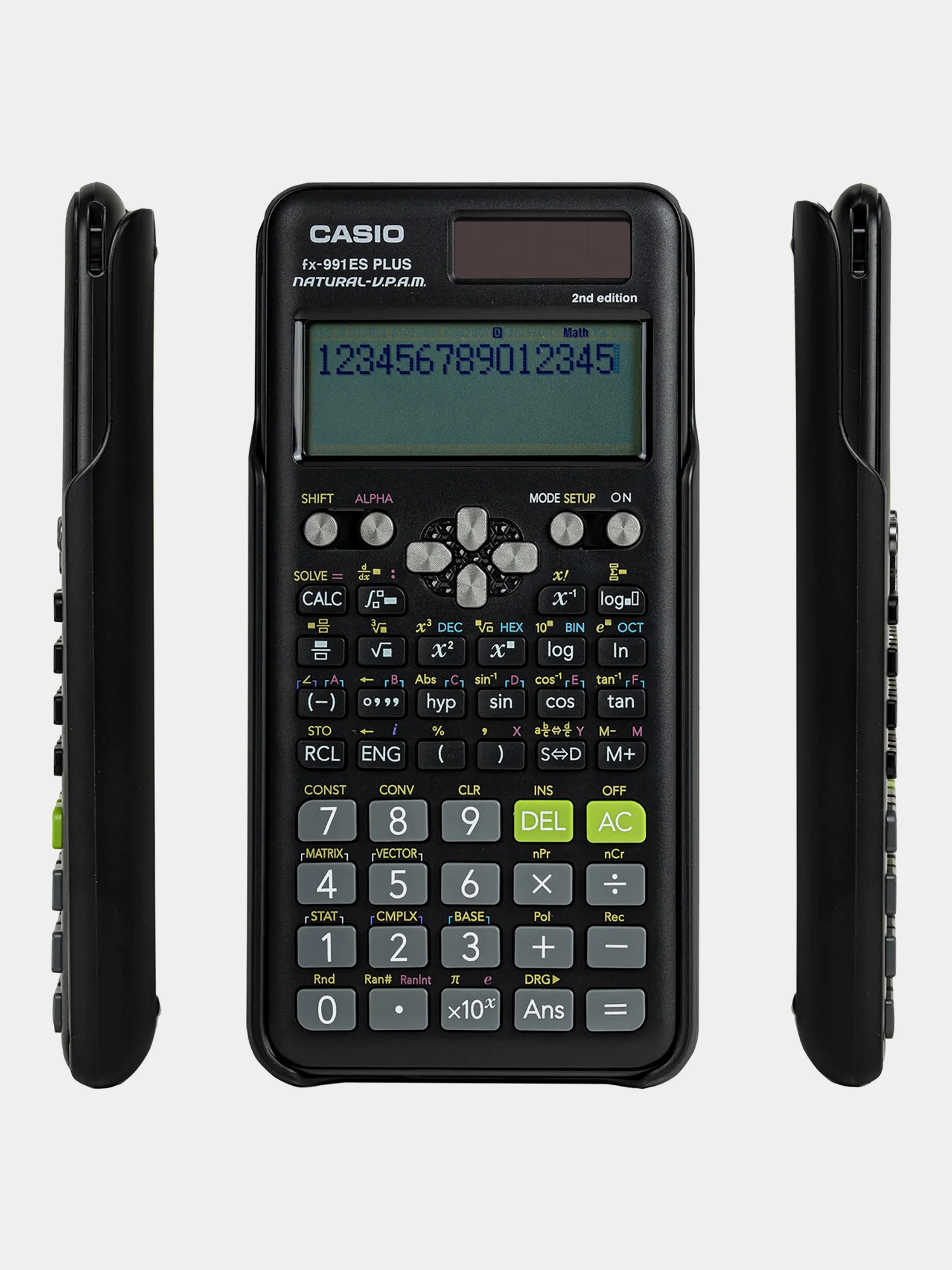 Калькулятор Casio Fx-991es Plus-2, инженерный непрограммируемый для ЕГЭ, 417 функций